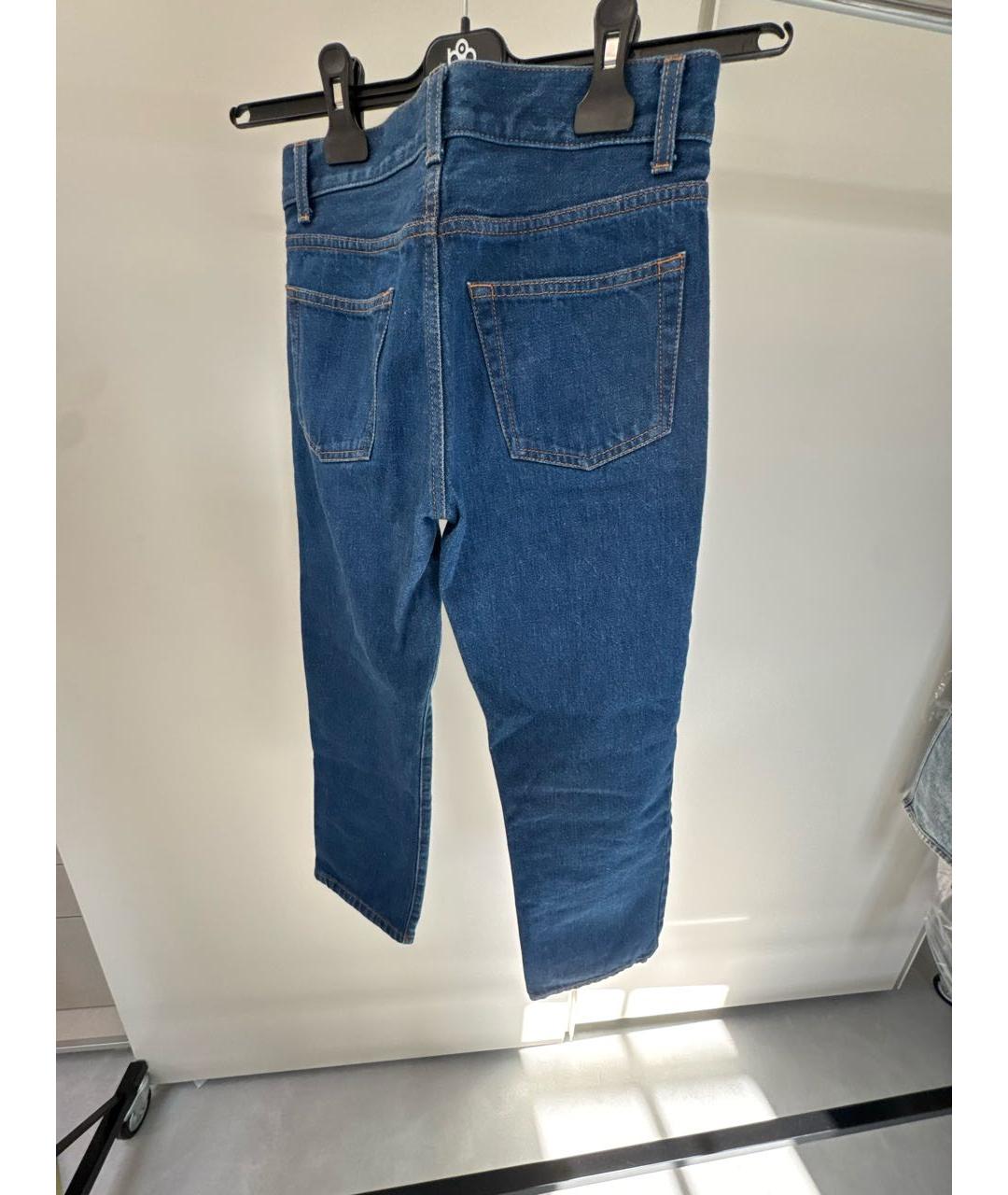 THE ROW Синие прямые джинсы, фото 2
