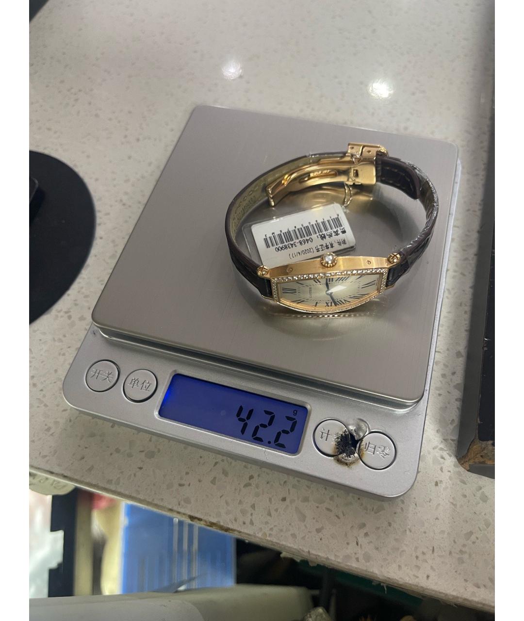 CARTIER Золотые часы из розового золота, фото 8