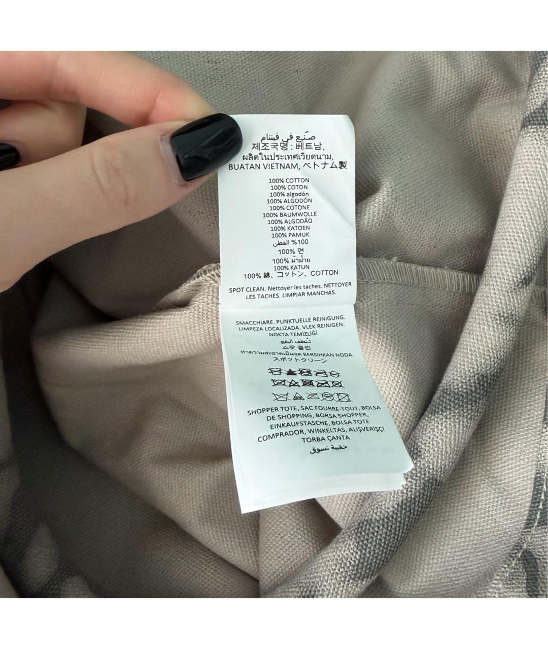 ALO YOGA Антрацитовая хлопковая дорожная/спортивная сумка, фото 5