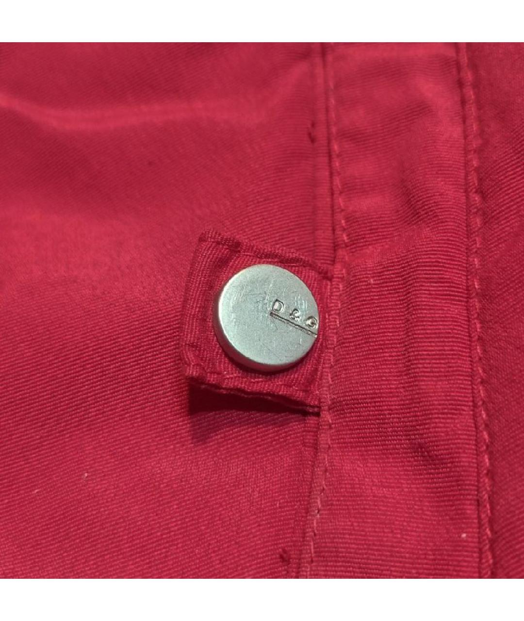 DOLCE&GABBANA Красный хлопковый комбинезон, фото 5