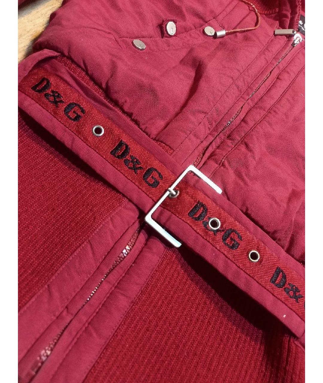 DOLCE&GABBANA Красный хлопковый комбинезон, фото 4