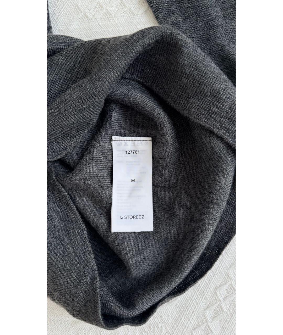 12 STOREEZ Серая шерстяная водолазка, фото 5