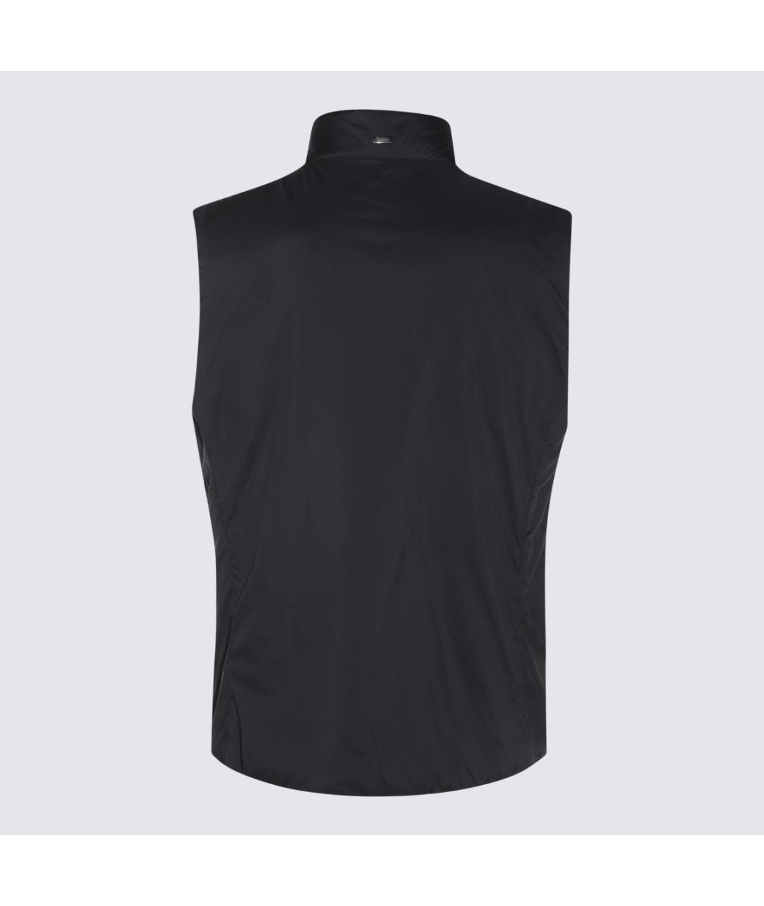 HERNO Темно-синий синтетический жилет, фото 2