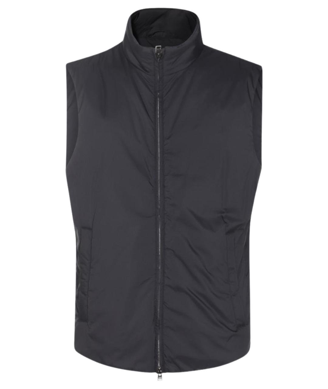 HERNO Темно-синий синтетический жилет, фото 1