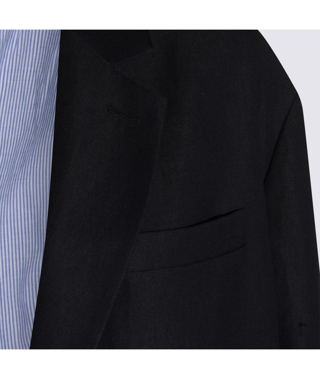 BRUNELLO CUCINELLI Мульти льняной жакет/пиджак, фото 3