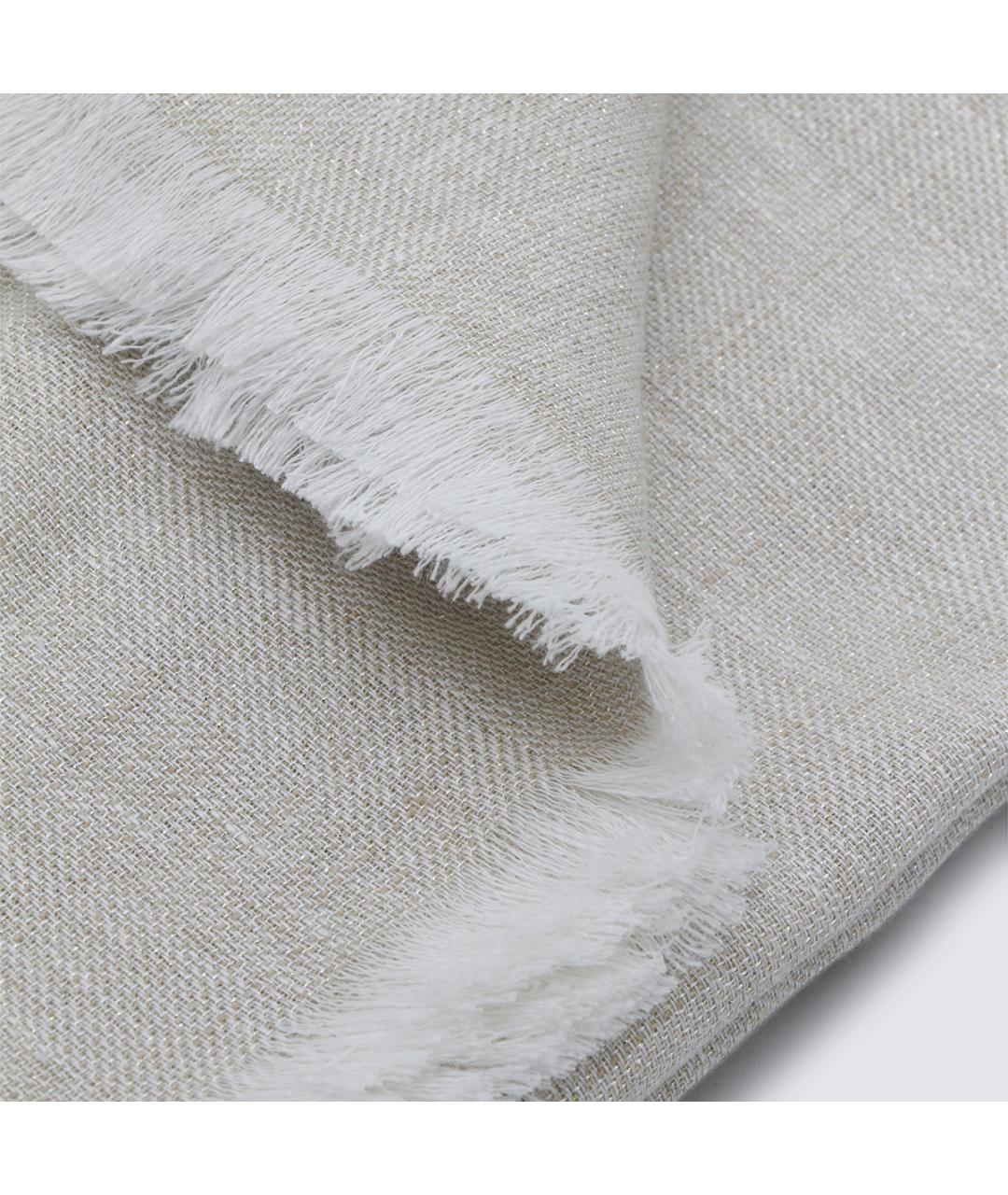 BRUNELLO CUCINELLI Мульти льняной шарф, фото 2