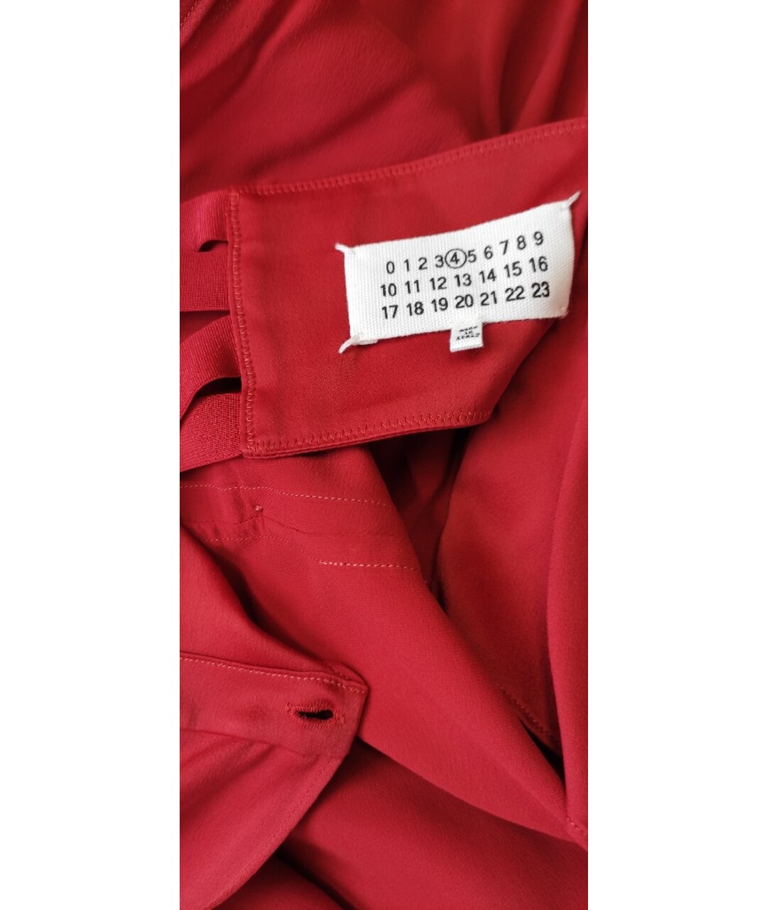 MAISON MARGIELA Красное платье, фото 4