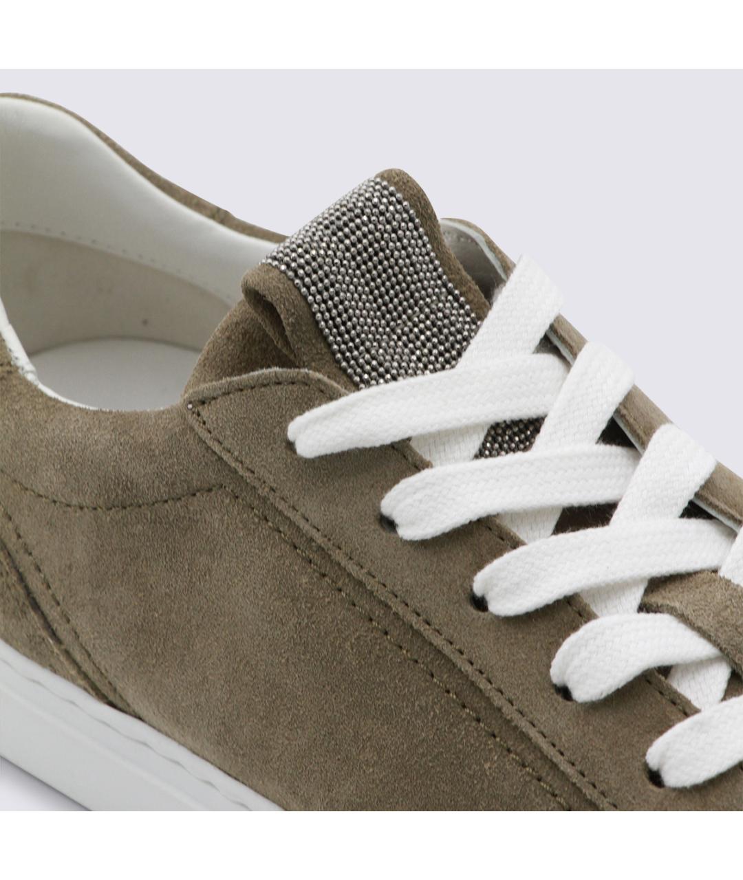 BRUNELLO CUCINELLI Замшевые кеды, фото 4