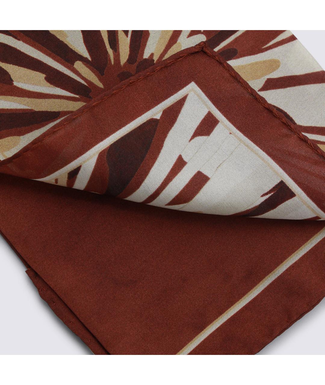 BRUNELLO CUCINELLI Мульти шелковый платок, фото 2