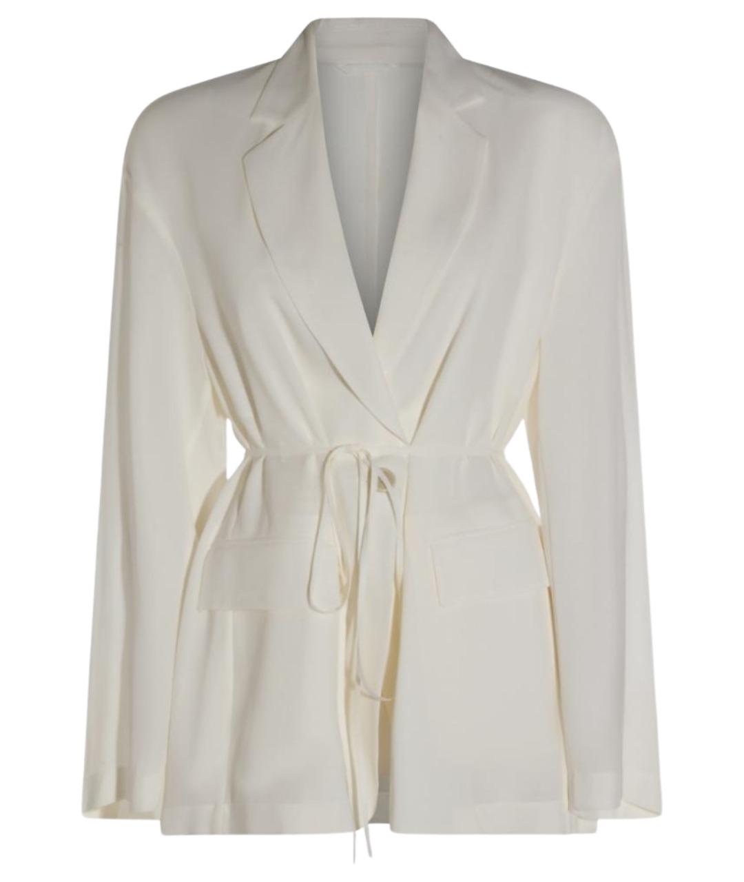 BRUNELLO CUCINELLI Белый шелковый жакет/пиджак, фото 1
