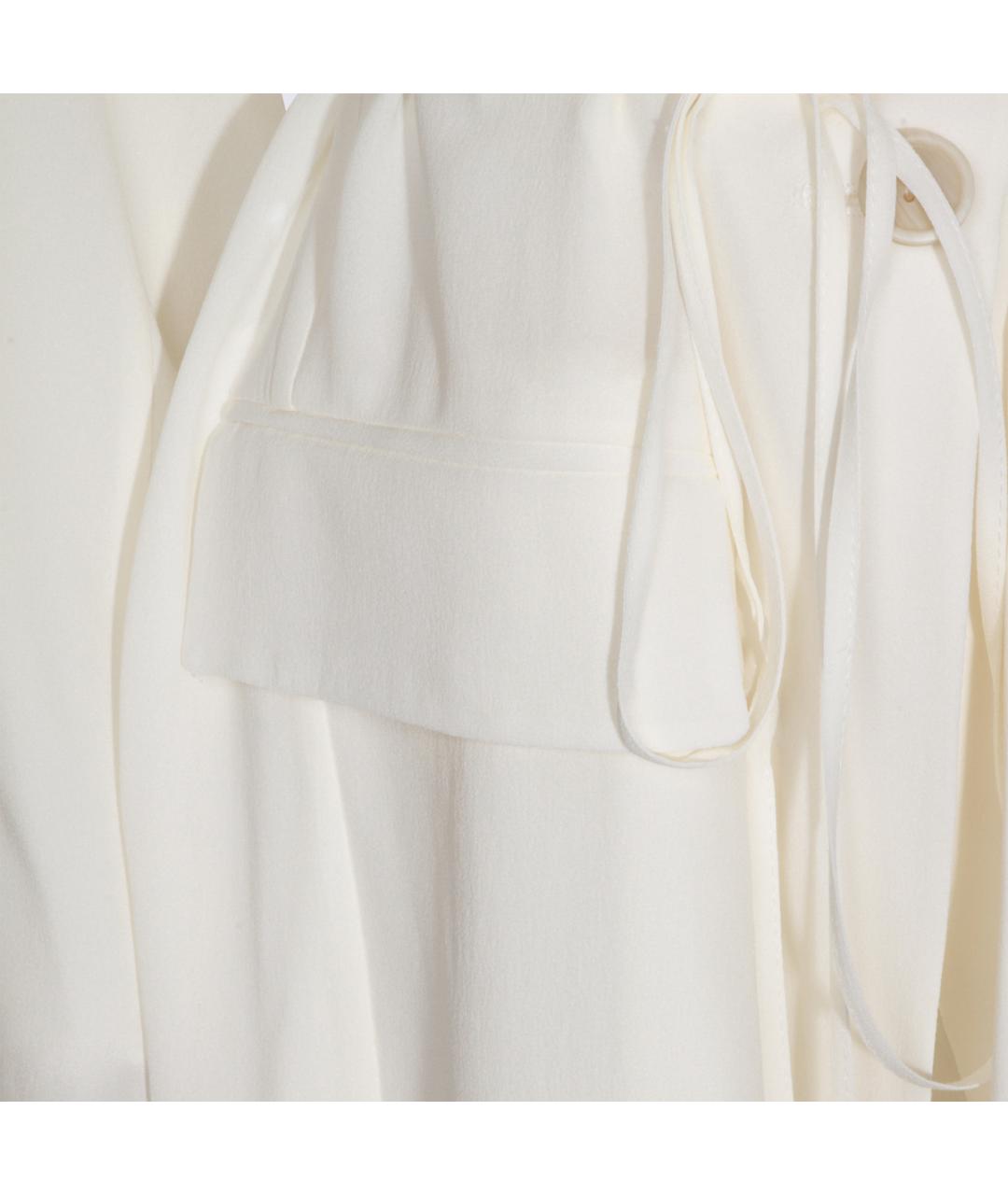 BRUNELLO CUCINELLI Белый шелковый жакет/пиджак, фото 3