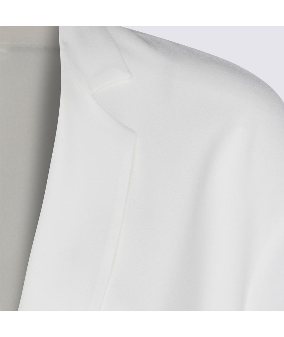 BRUNELLO CUCINELLI Белый шелковый жакет/пиджак, фото 4