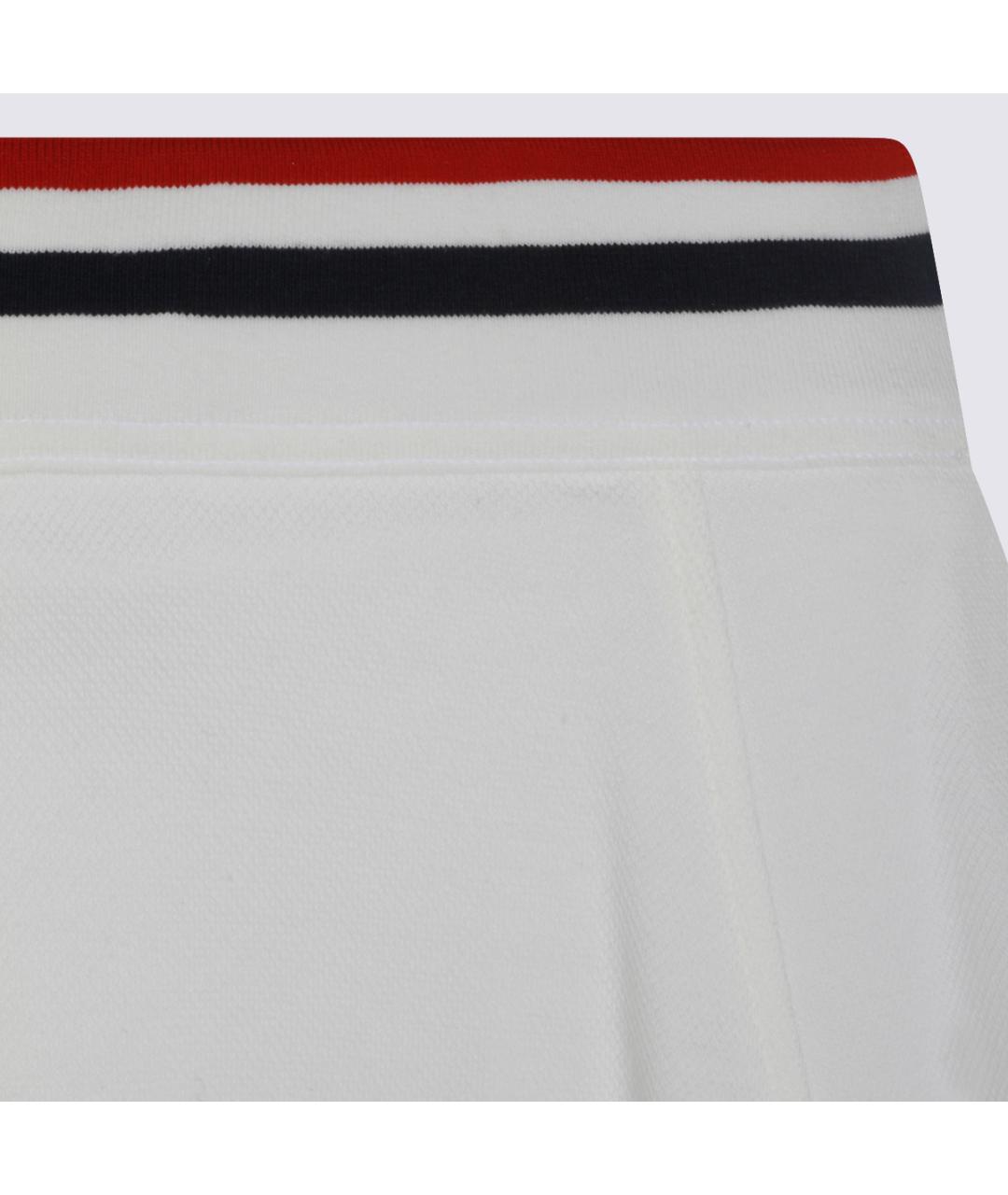 BRUNELLO CUCINELLI Белая хлопковая юбка мини, фото 3