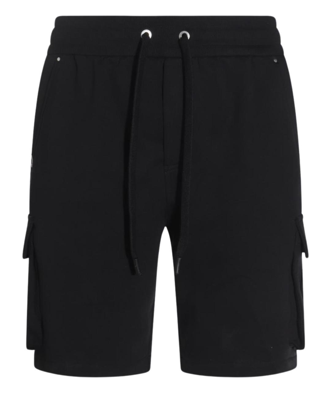 MOOSE KNUCKLES Черные хлопковые шорты, фото 1