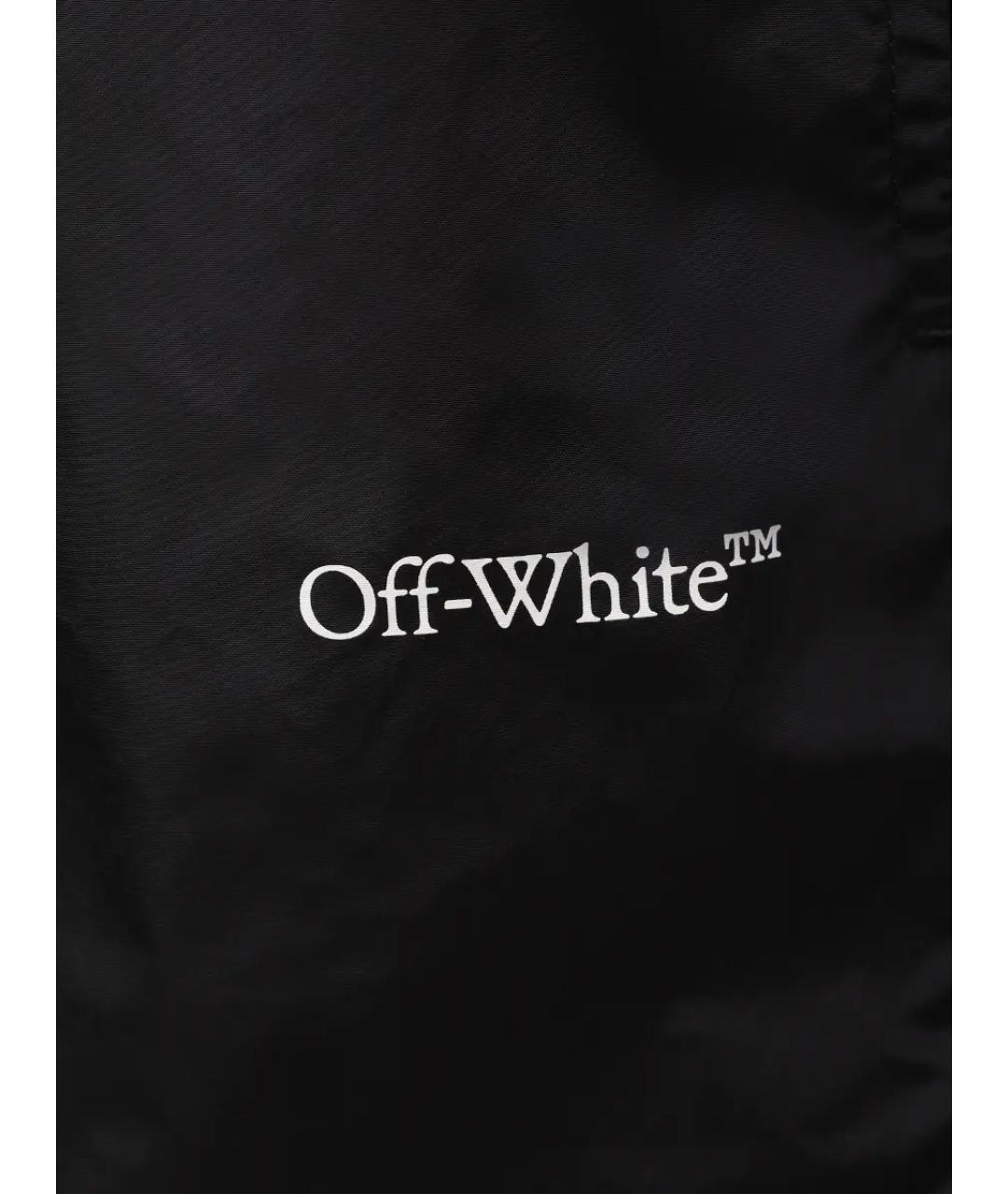 OFF-WHITE Черные полиамидовые шорты, фото 4
