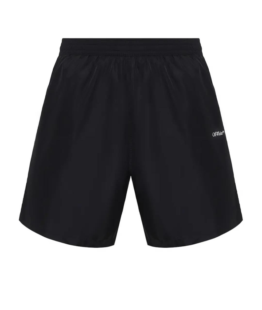 OFF-WHITE Черные полиамидовые шорты, фото 1