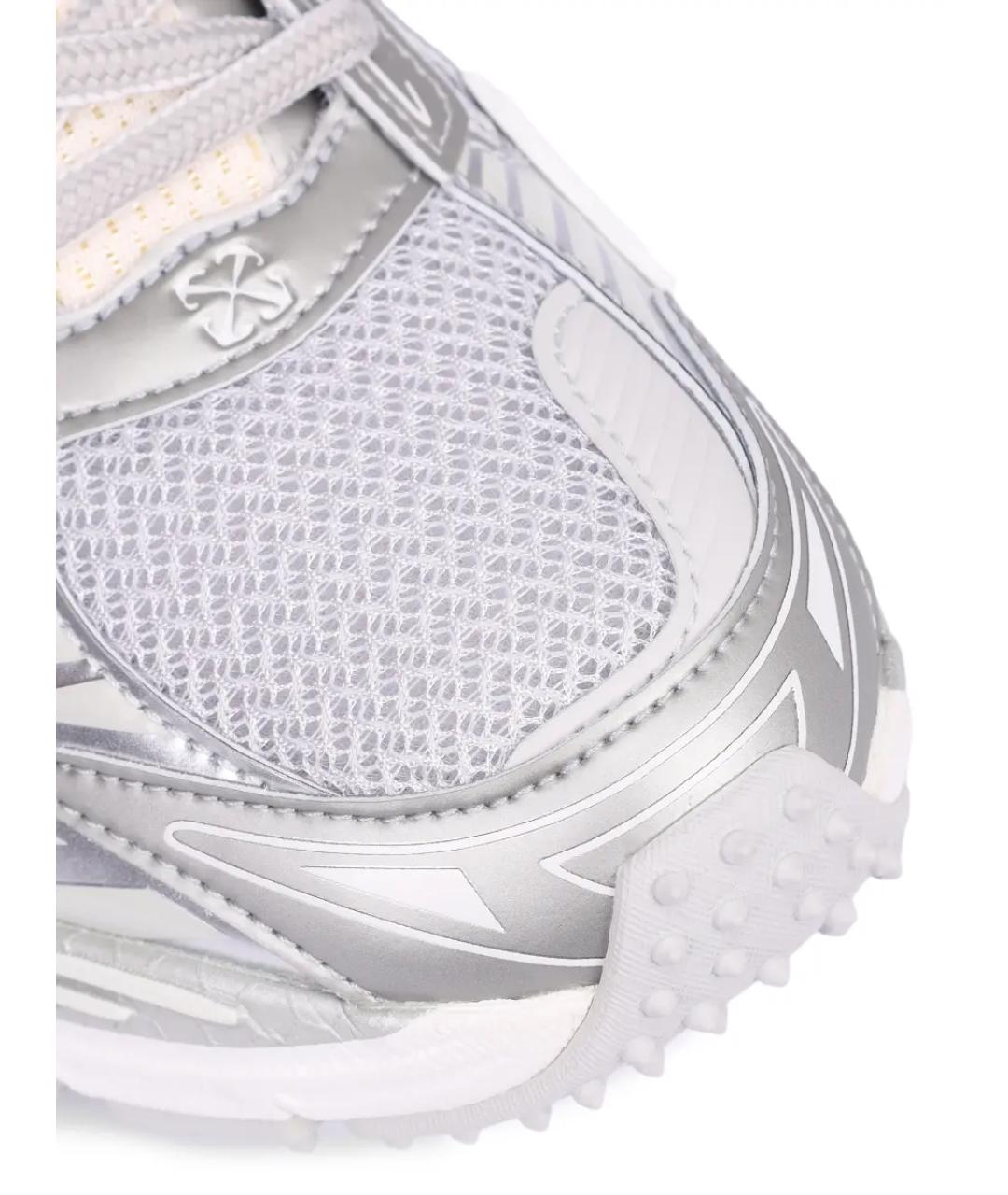 OFF-WHITE Серые текстильные кроссовки, фото 5