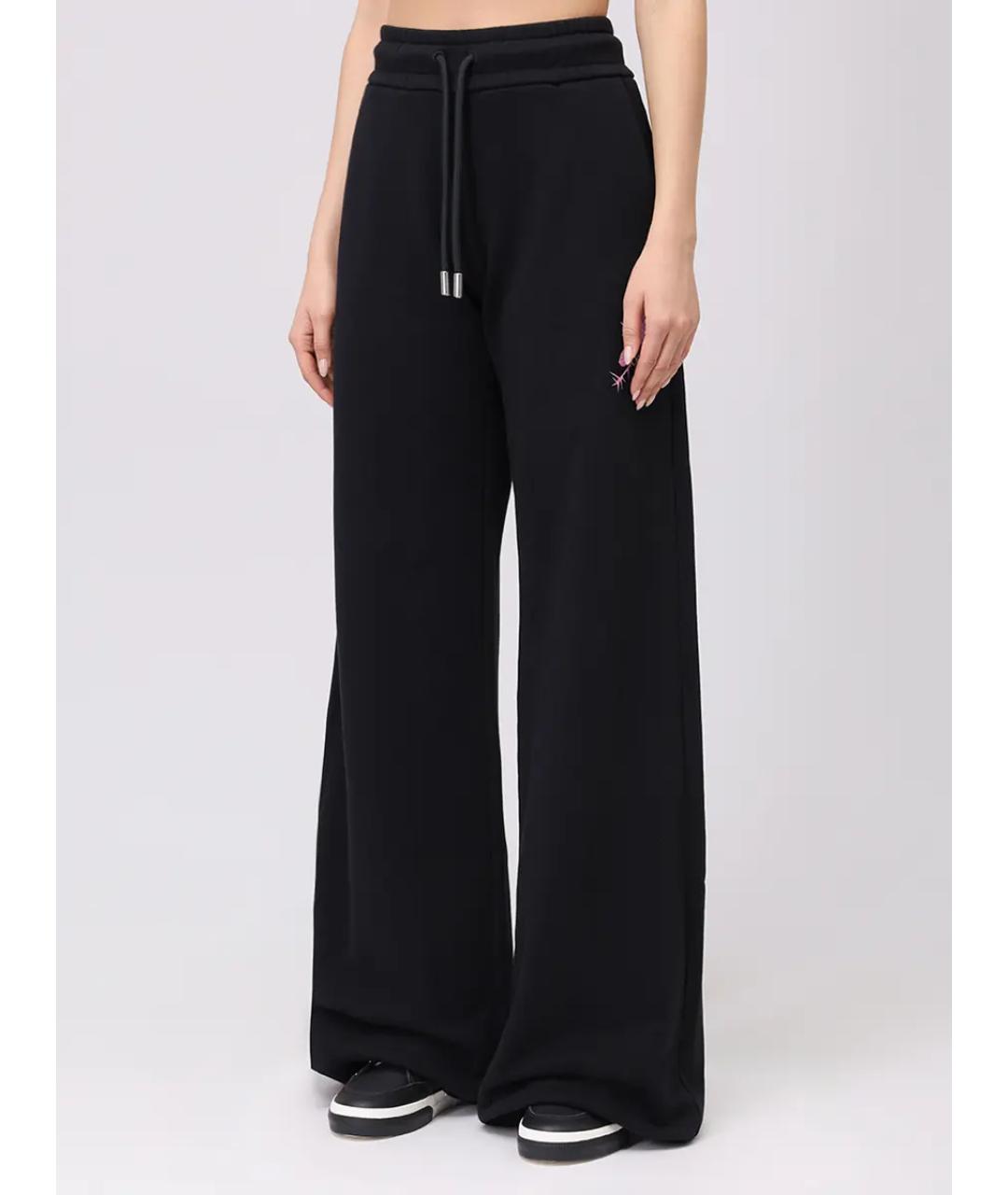 OFF-WHITE Черные хлопковые спортивные брюки и шорты, фото 4