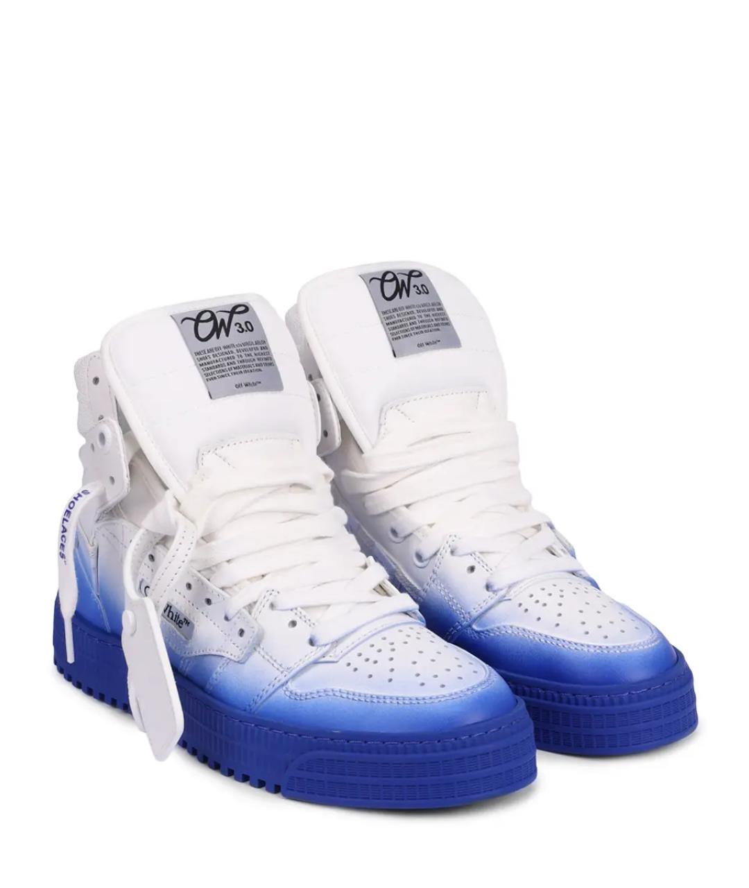 OFF-WHITE Белые кеды, фото 2