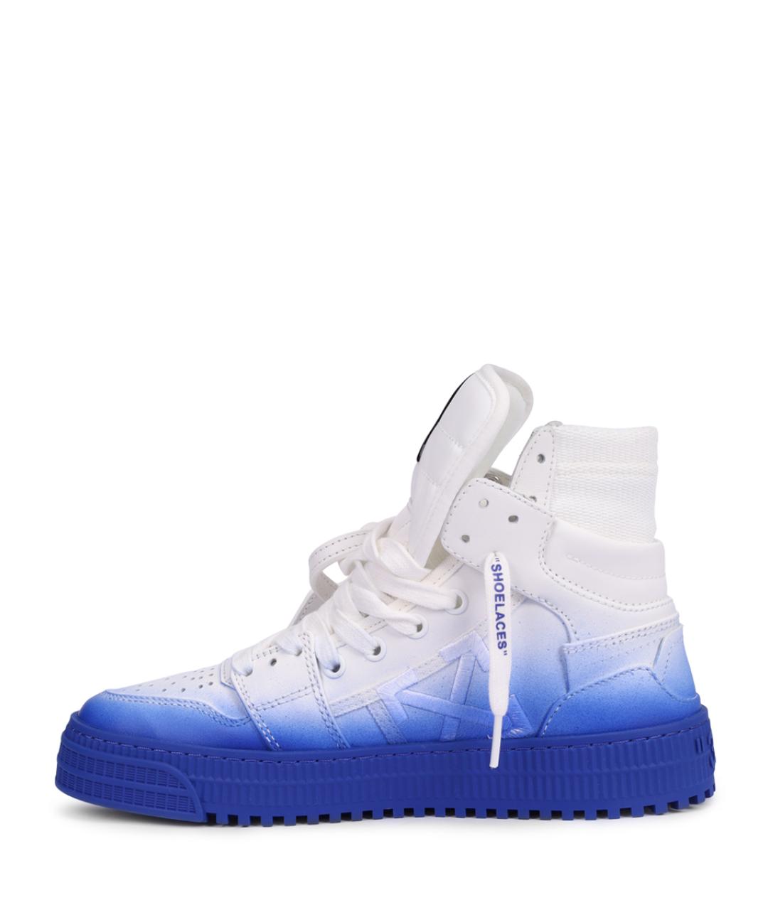 OFF-WHITE Белые кеды, фото 3
