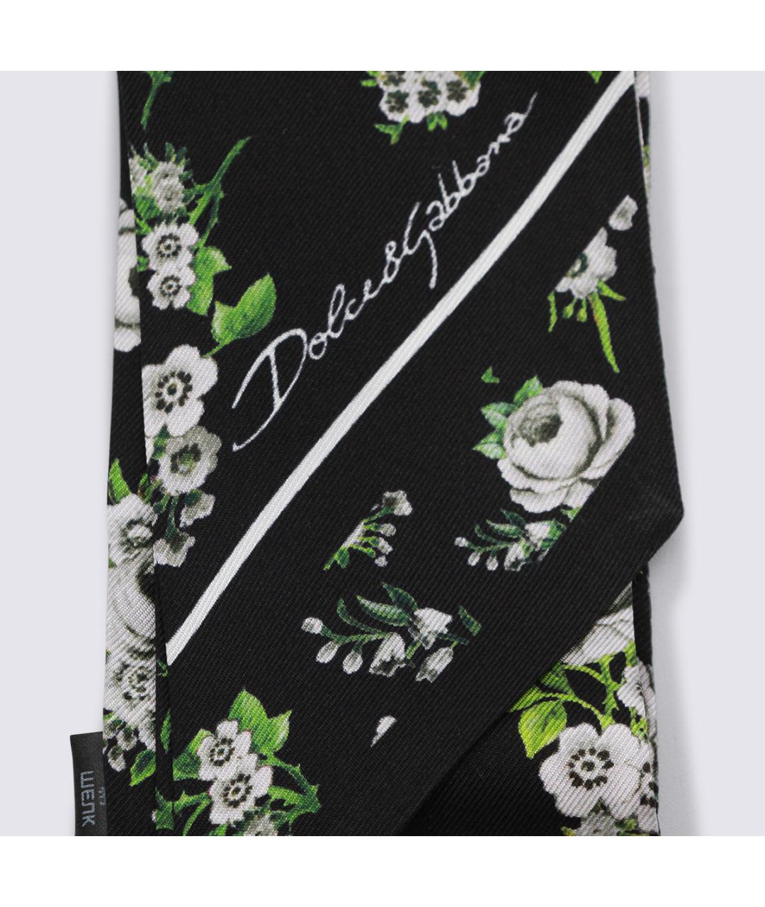 DOLCE&GABBANA Мульти шелковый платок, фото 2