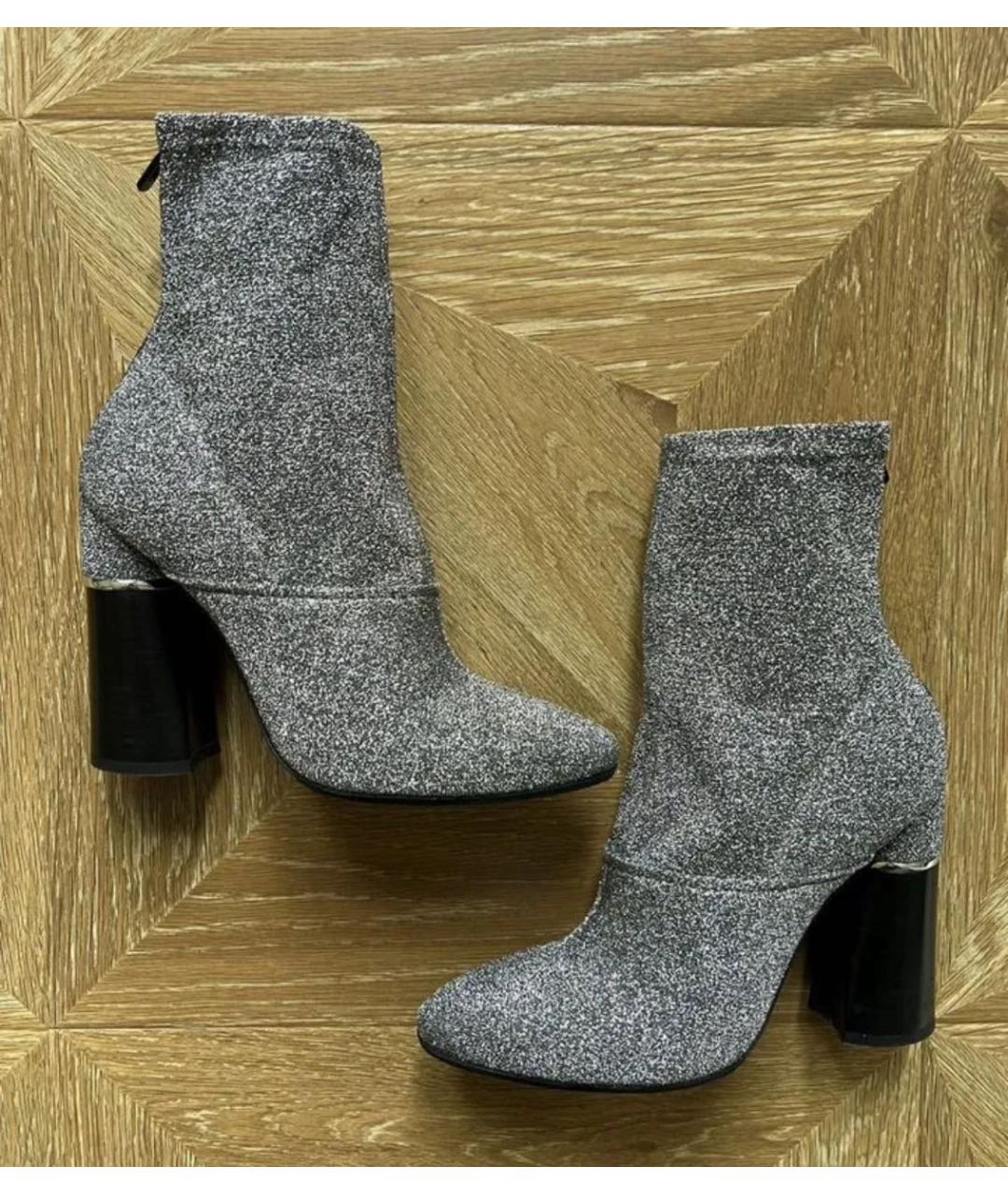 3.1 PHILLIP LIM Серебряные полусапоги, фото 9