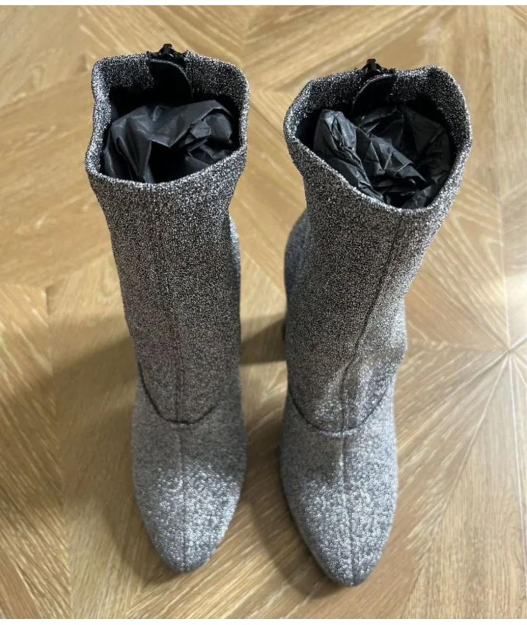 3.1 PHILLIP LIM Серебряные полусапоги, фото 2