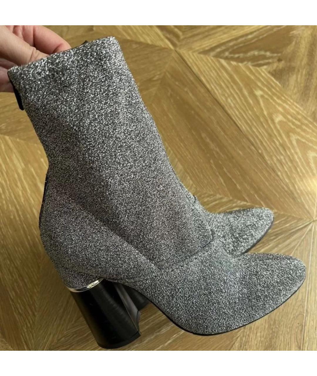 3.1 PHILLIP LIM Серебряные полусапоги, фото 5
