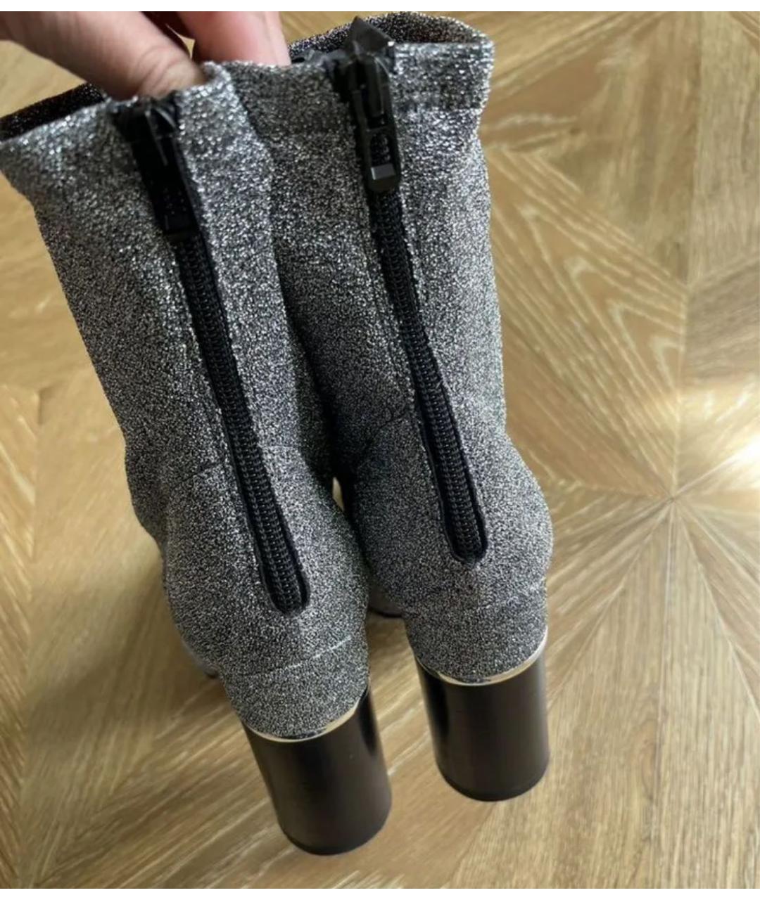 3.1 PHILLIP LIM Серебряные полусапоги, фото 8