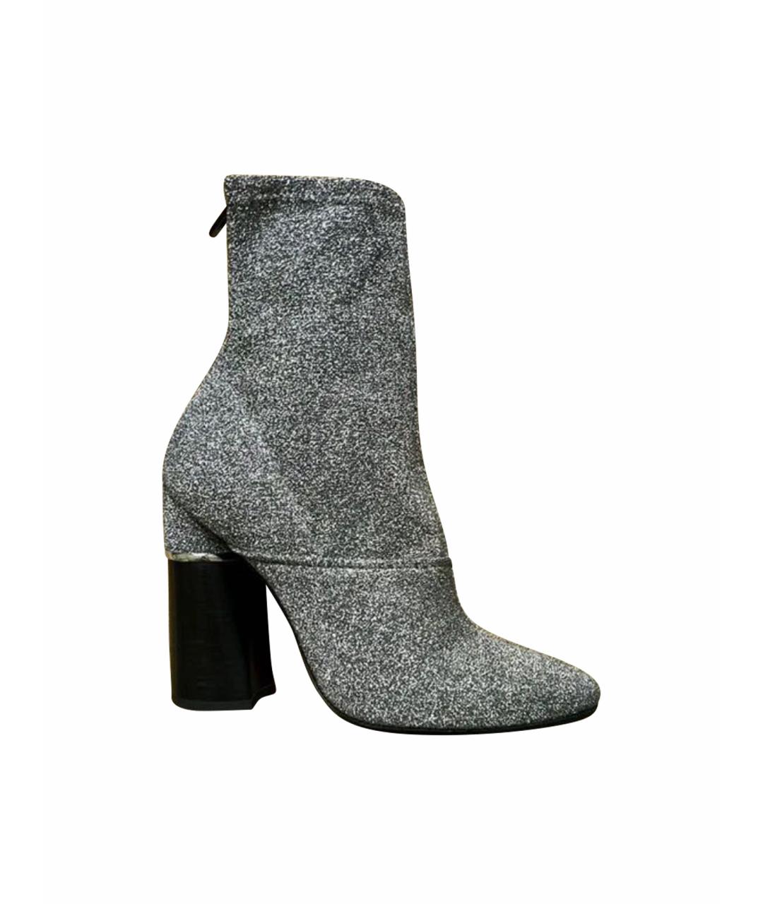 3.1 PHILLIP LIM Серебряные полусапоги, фото 1