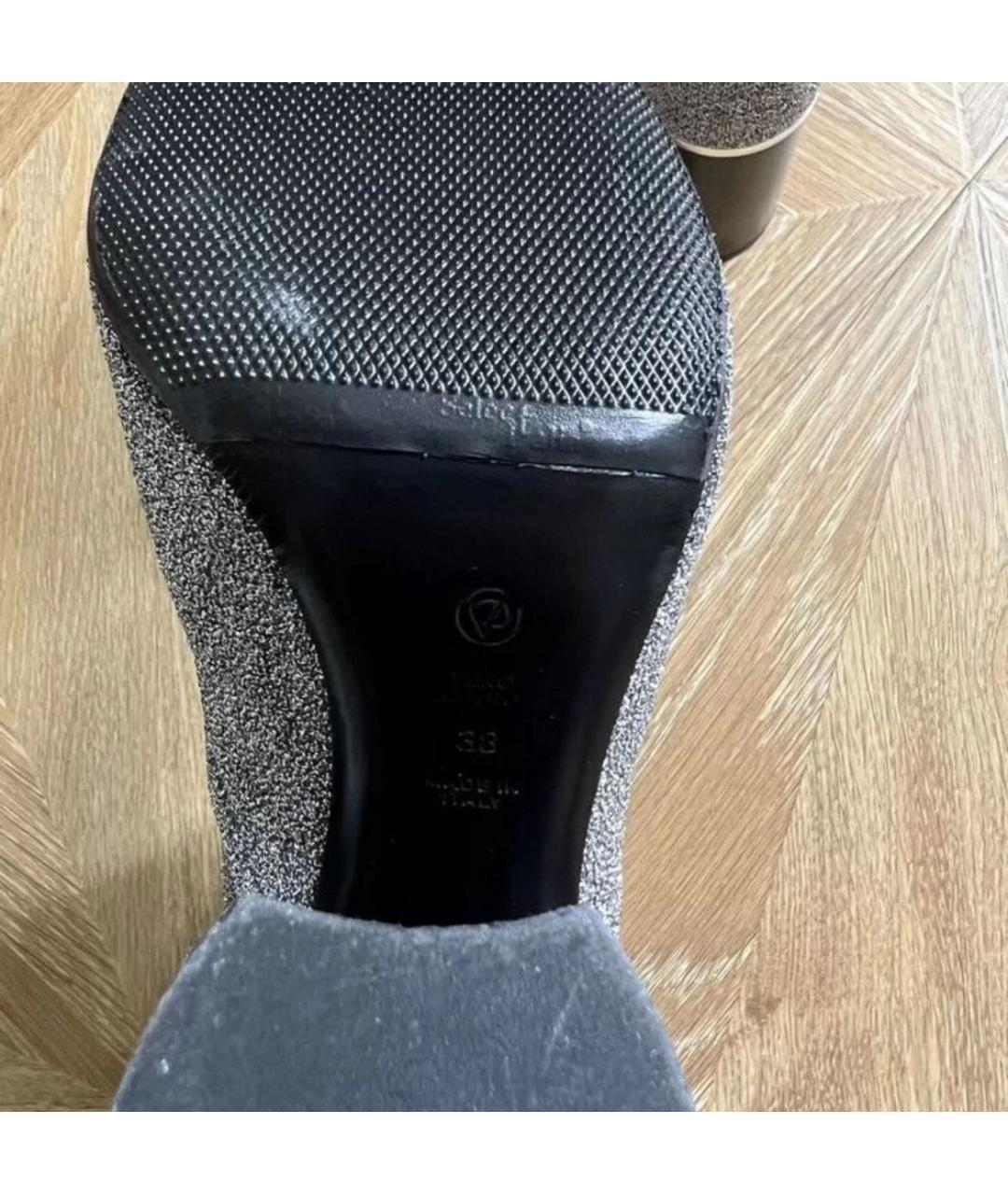 3.1 PHILLIP LIM Серебряные полусапоги, фото 4