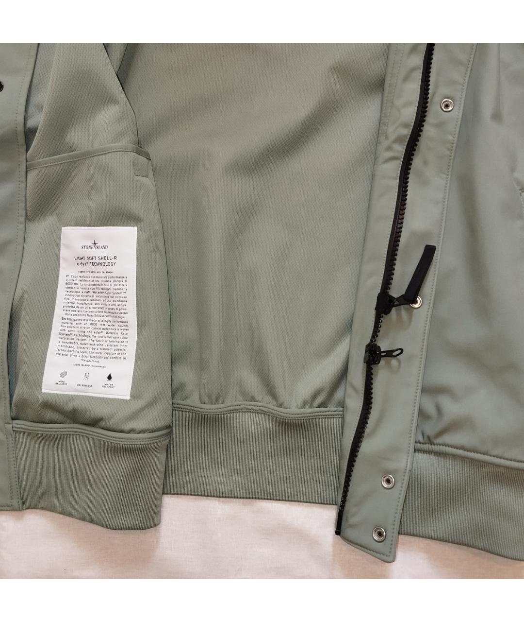 STONE ISLAND Зеленая куртка, фото 4