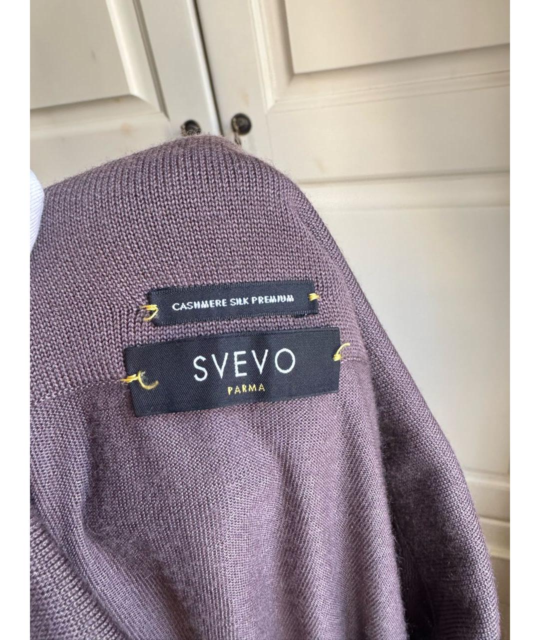 SVEVO Фиолетовый кашемировый джемпер / свитер, фото 7