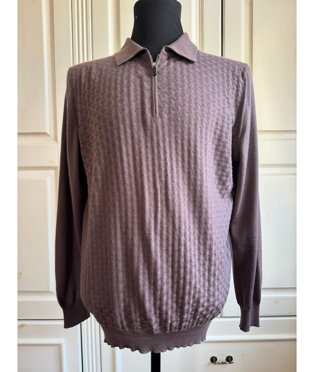 SVEVO Фиолетовый кашемировый джемпер / свитер, фото 9