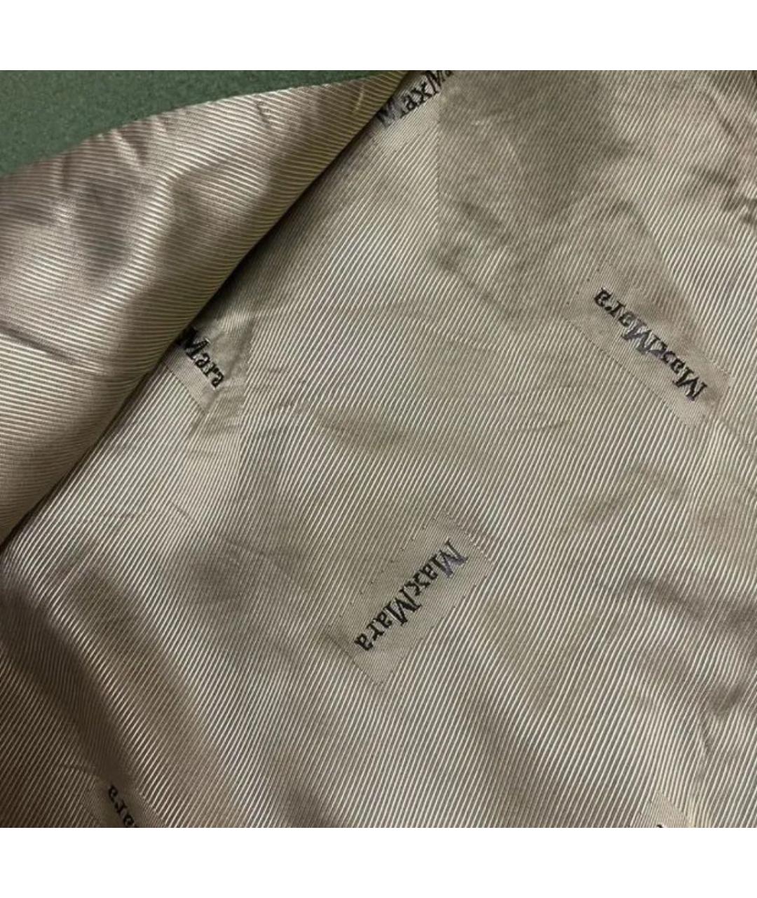 'S MAX MARA Зеленые шерстяное пальто, фото 5