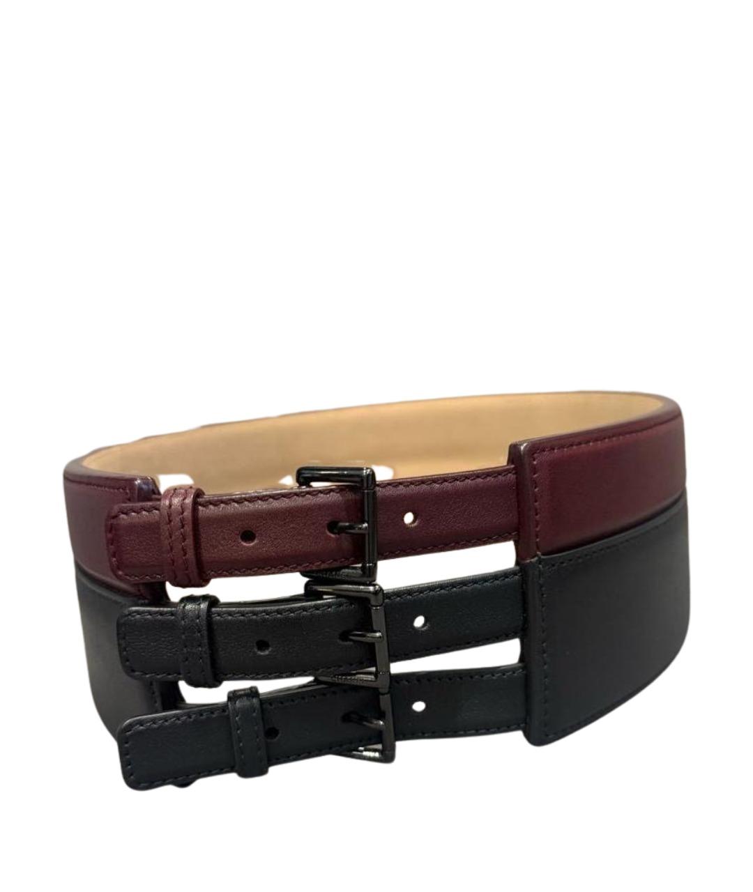 CHANEL Черный кожаный ремень, фото 1