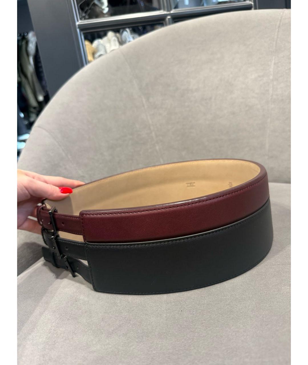 CHANEL Черный кожаный ремень, фото 5