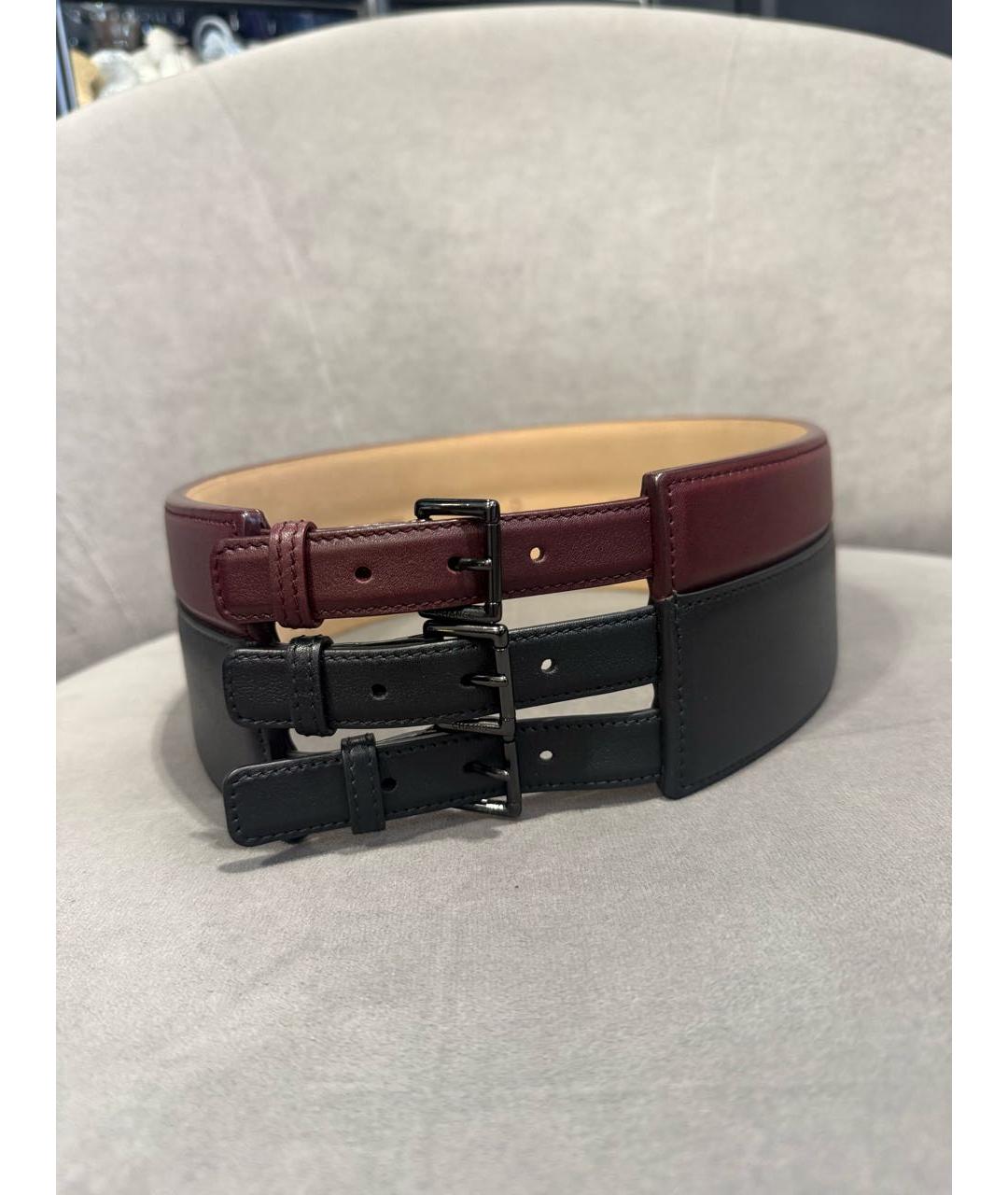 CHANEL Черный кожаный ремень, фото 8