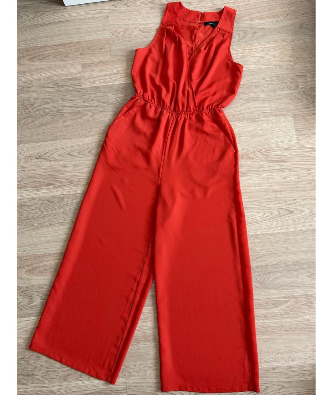 BCBG MAXAZRIA Оранжевый полиэстеровый комбинезон, фото 7