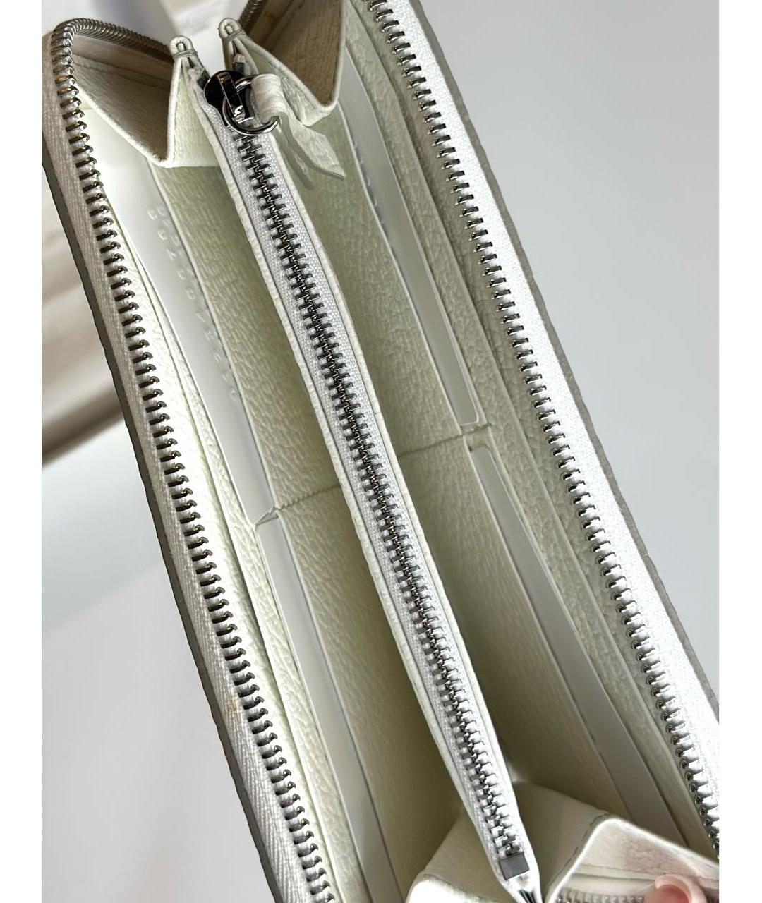 MAISON MARGIELA Бежевый кожаный кошелек, фото 5