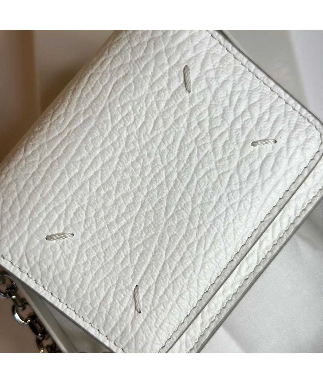 MAISON MARGIELA Белый кожаный кошелек, фото 2