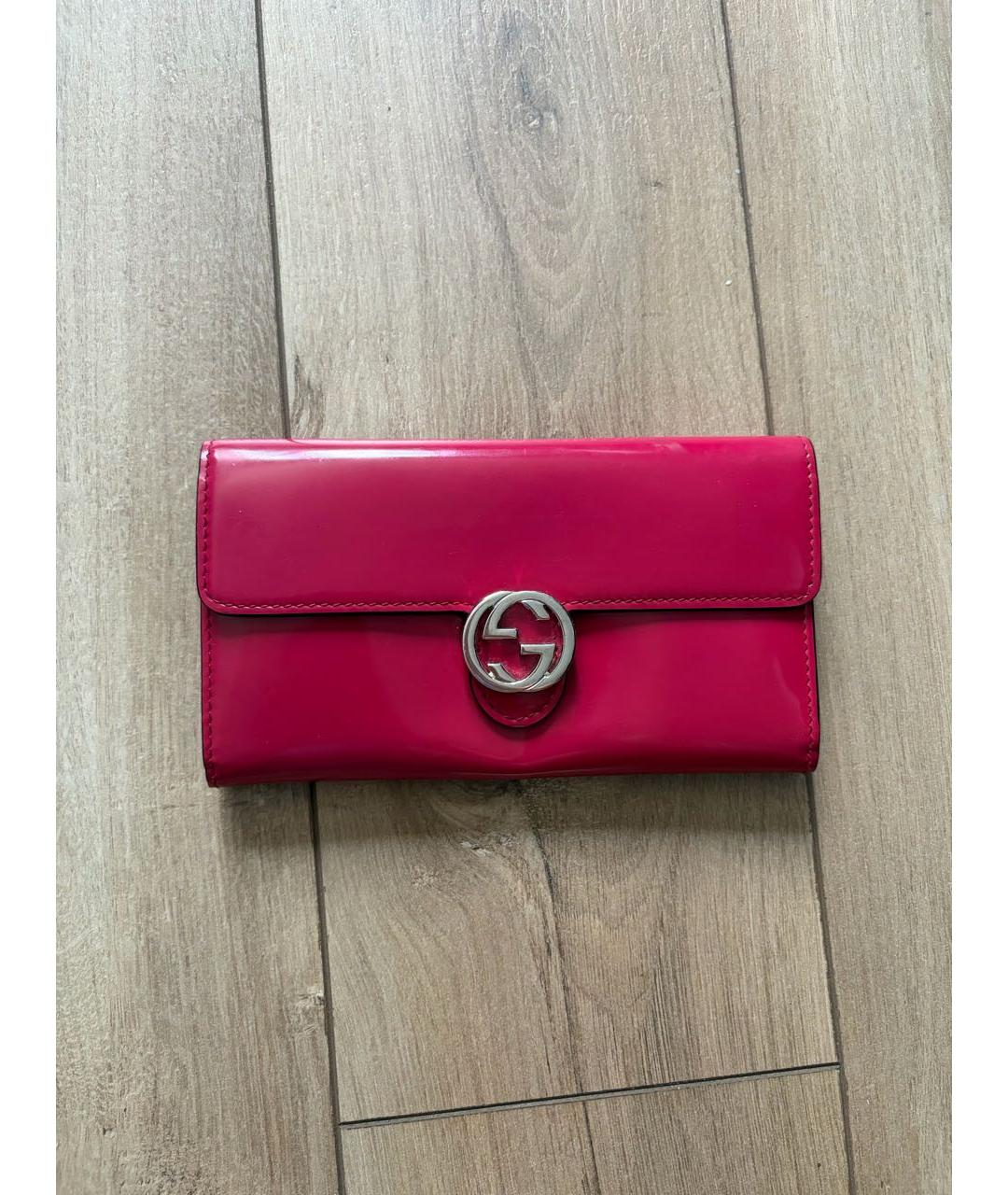 GUCCI Розовый кошелек, фото 5