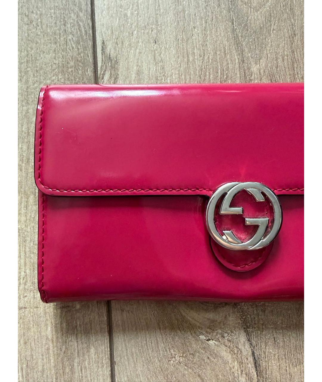 GUCCI Розовый кошелек, фото 2