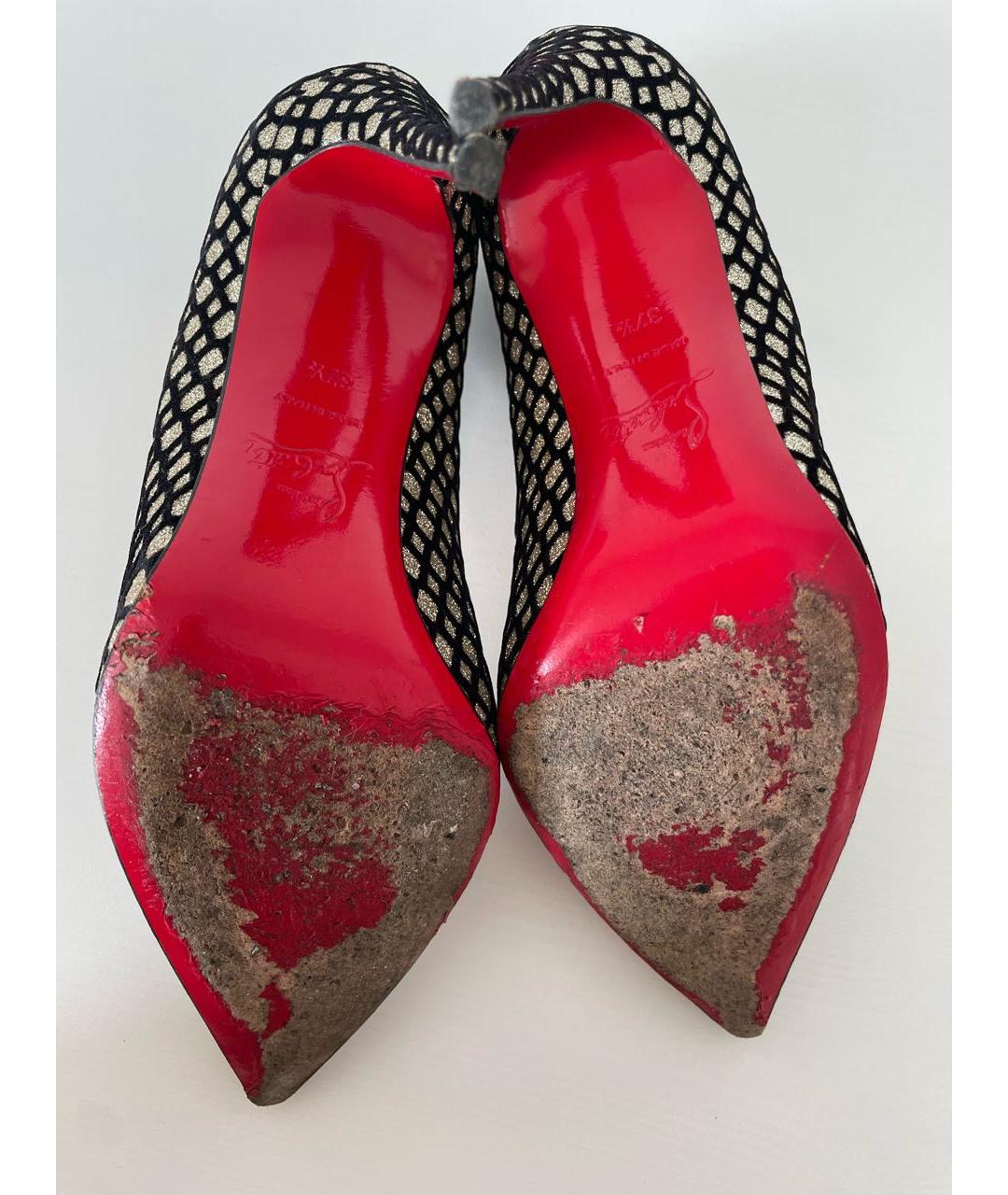 CHRISTIAN LOUBOUTIN Золотые туфли, фото 5