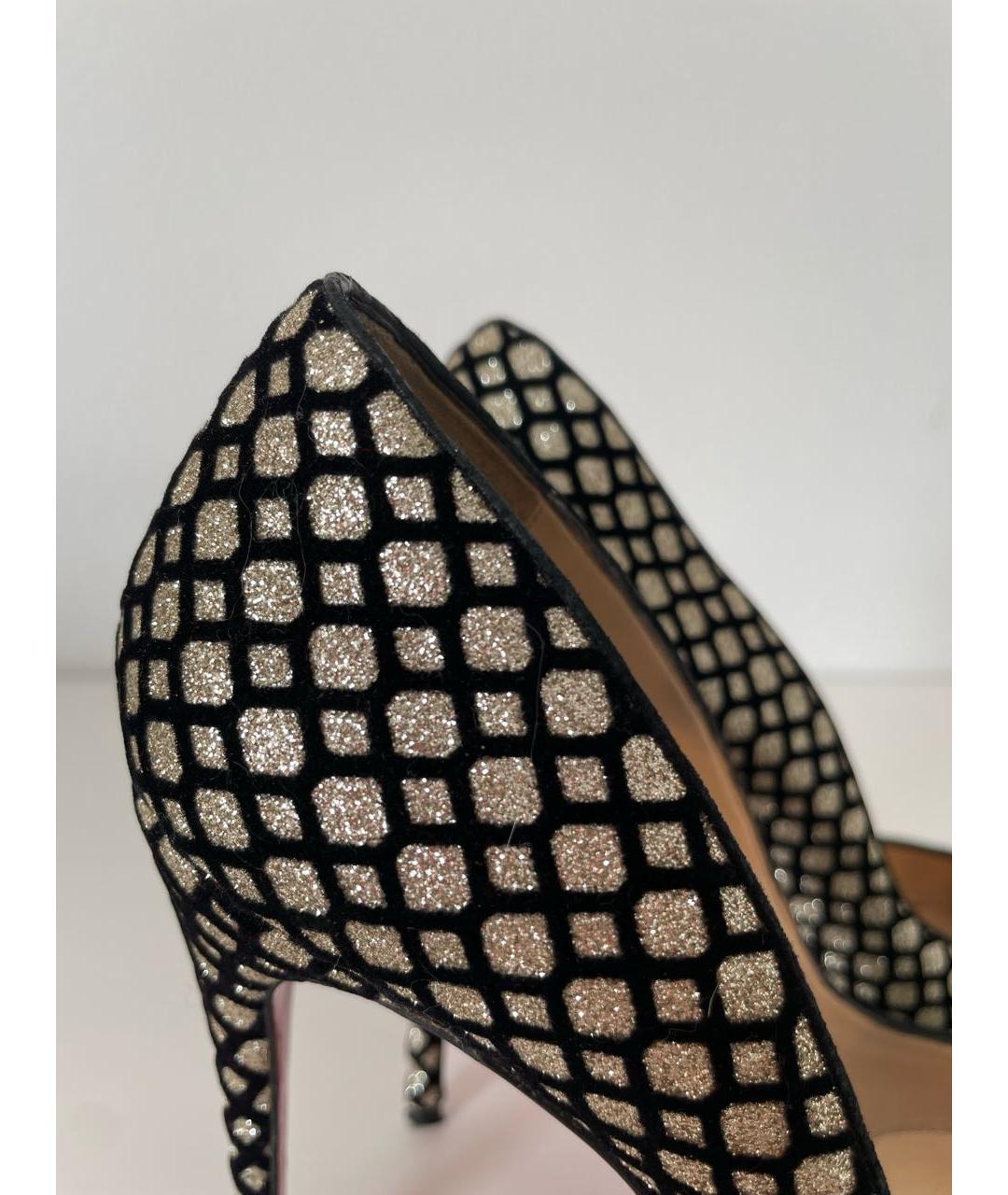 CHRISTIAN LOUBOUTIN Золотые туфли, фото 6
