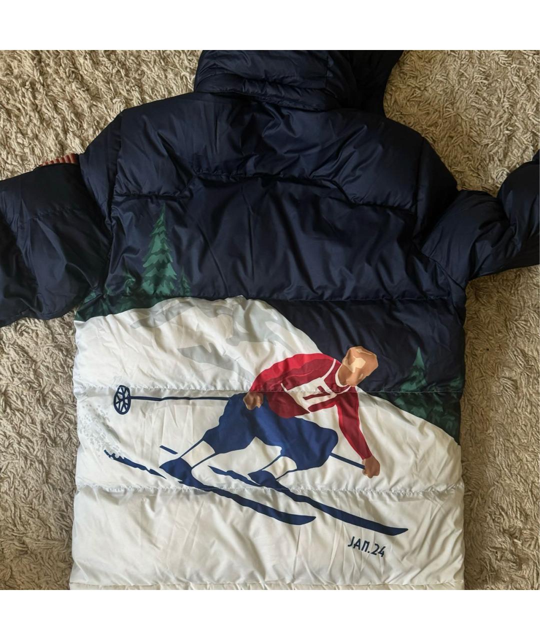 POLO RALPH LAUREN Темно-синяя полиэстеровая куртка, фото 3