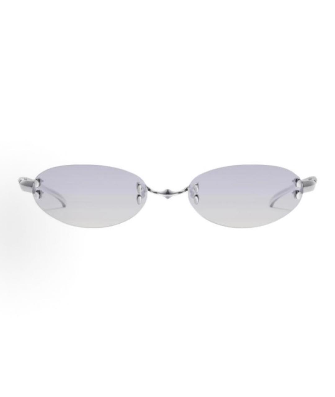 GENTLE MONSTER Серебряные металлические солнцезащитные очки, фото 3
