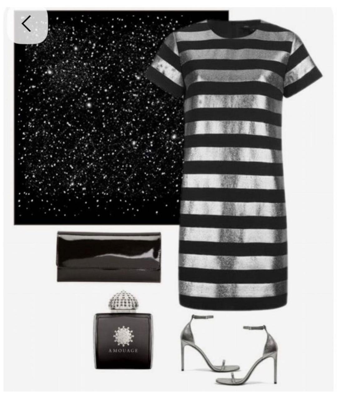 MARC BY MARC JACOBS Серебряное хлопковое коктейльное платье, фото 7