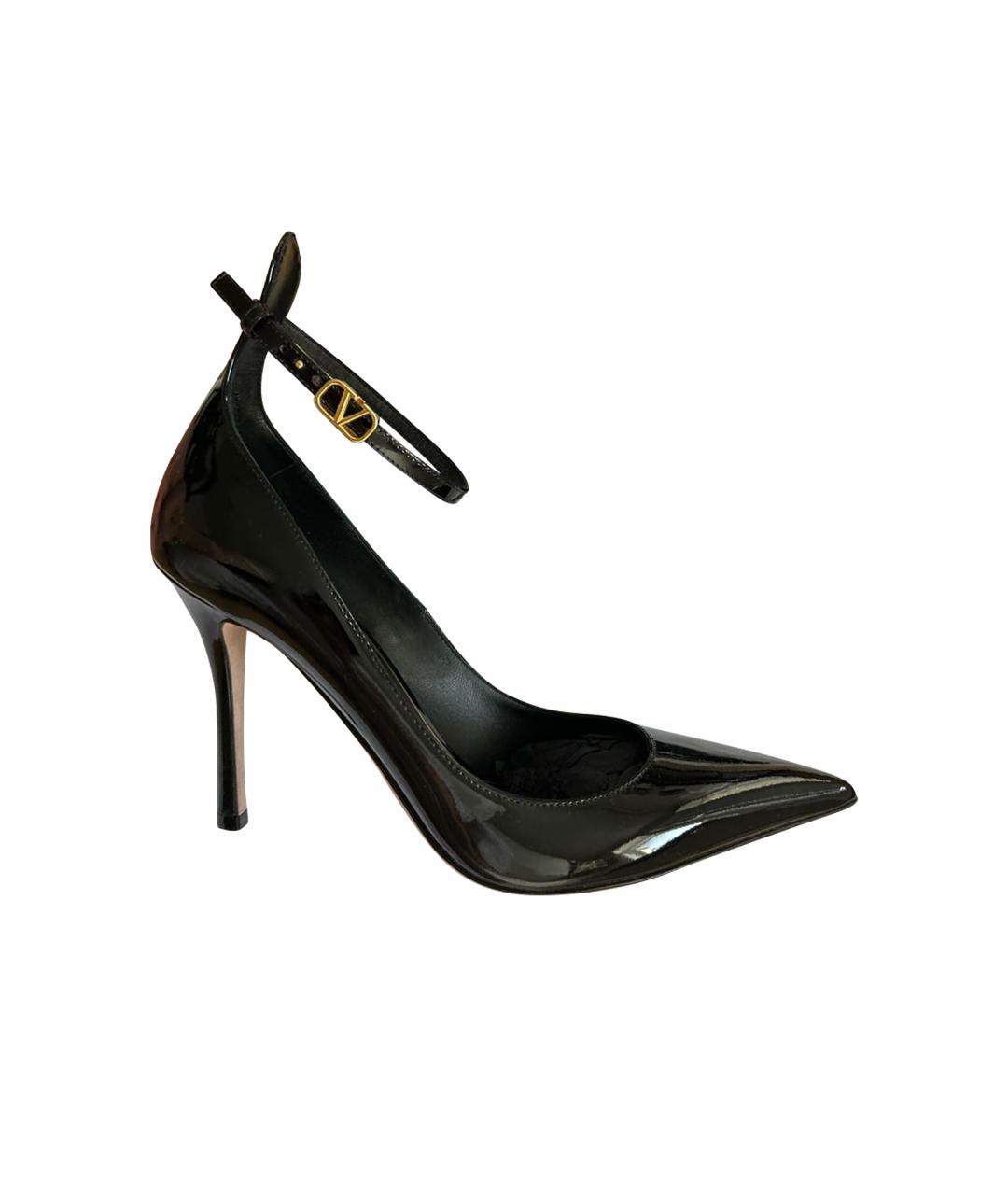 VALENTINO Черные туфли из лакированной кожи, фото 1