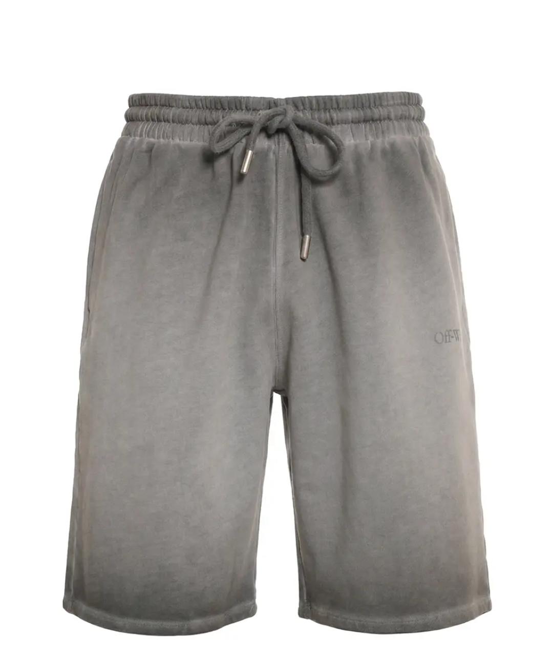 OFF-WHITE Серые шорты, фото 1